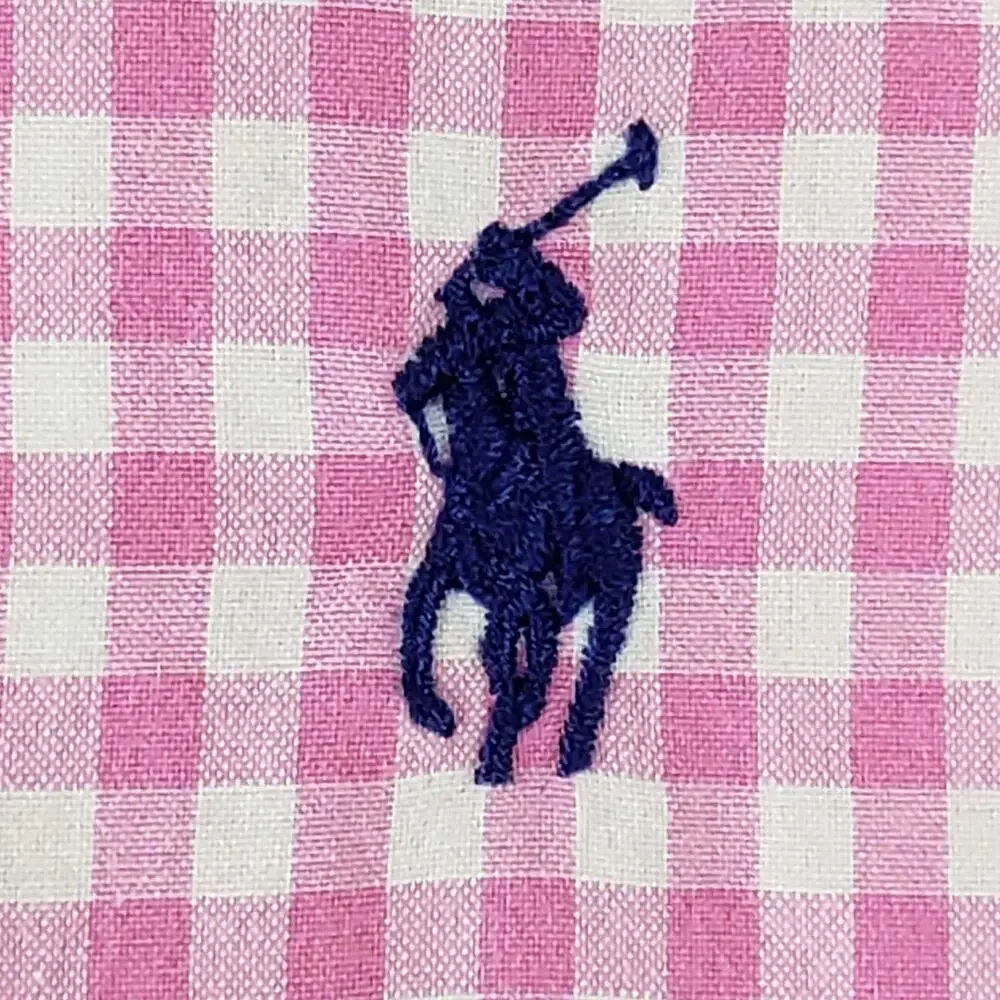 Polo Ralph Lauren Shirt Men’s Size XL Pink Gingham Plaid LS Button Down